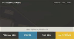 Desktop Screenshot of fortellerfestivalen.no
